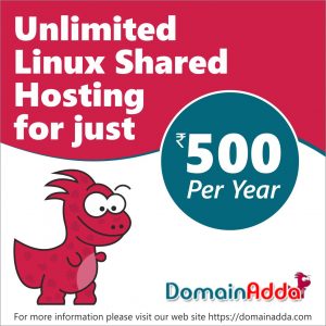 linux hosting Rs500 year
