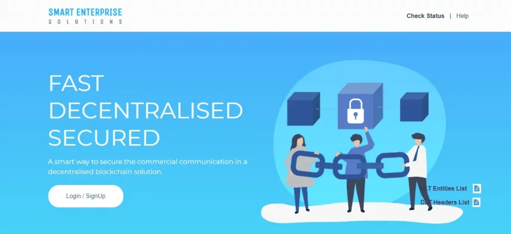 Videocon DLT Registration Platform